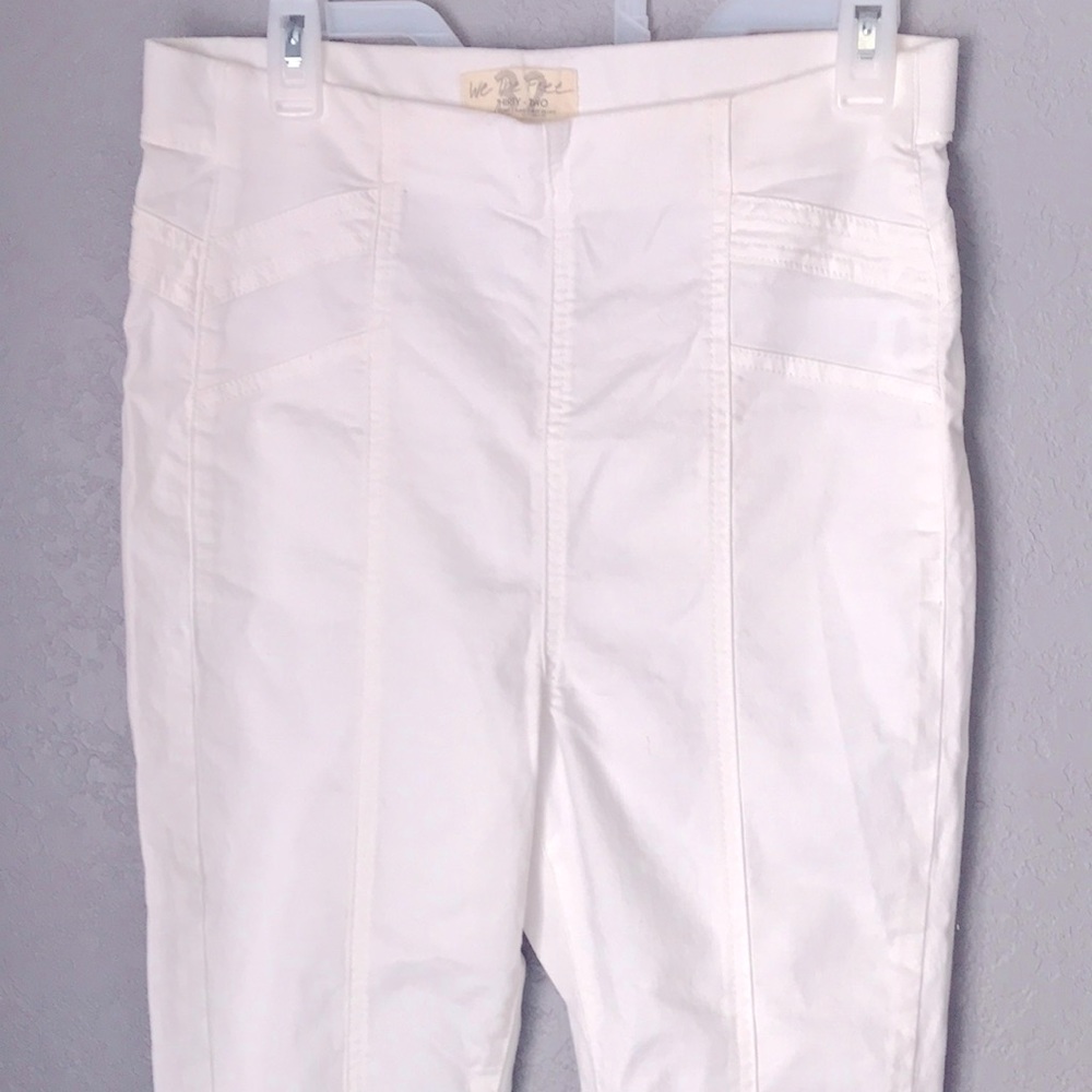 WE THE FREE white high waisted pants